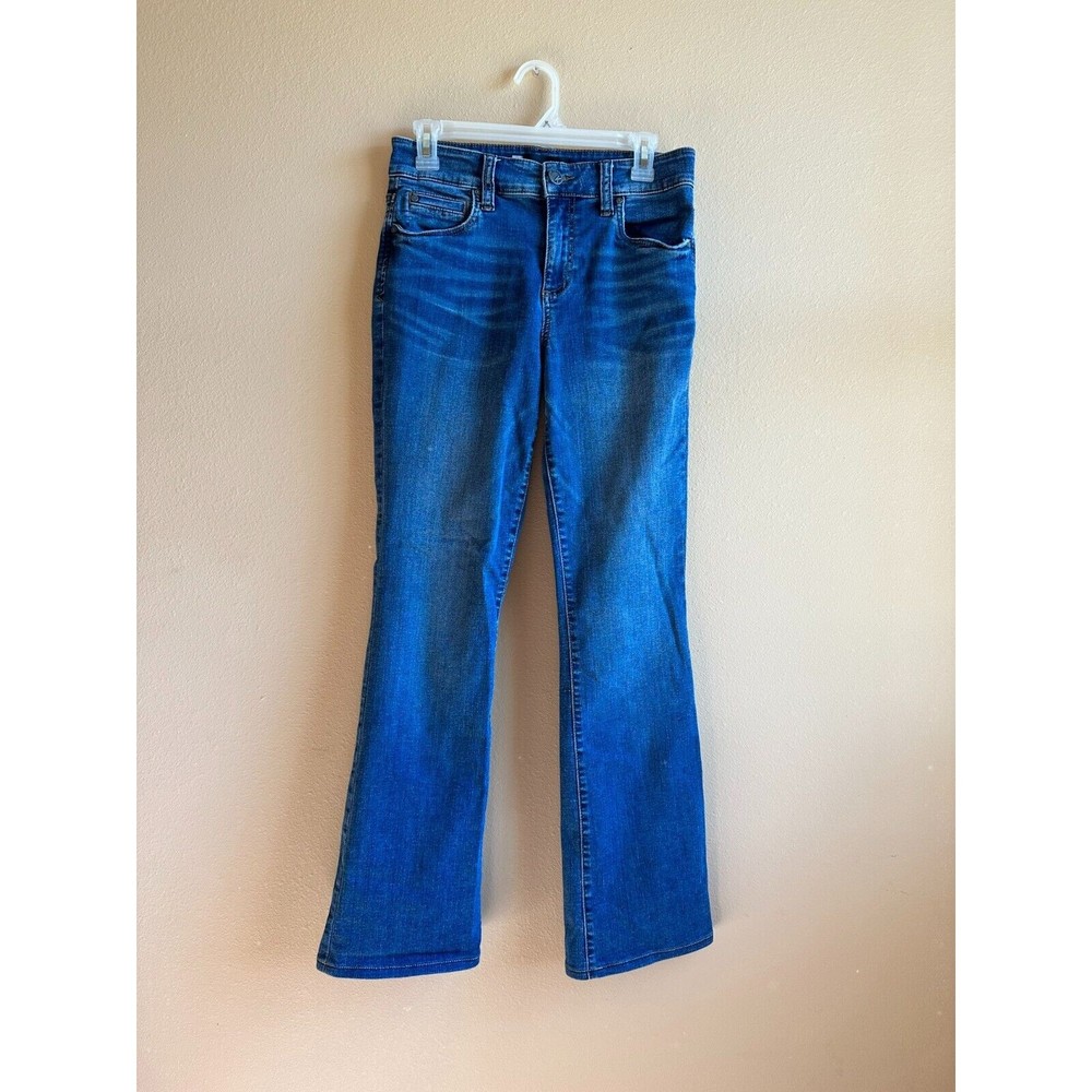 KUT From The Kloth Womens Blue Denim Jeans Natalie High Rise Bootcut Size 28